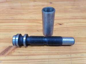Front Shackle Pin and Sleeve, Thin BAS0001